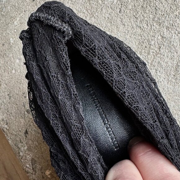 Alexander Wang Black Lyra Over the Knee Lace Studded Boots - Picture 14 of 15